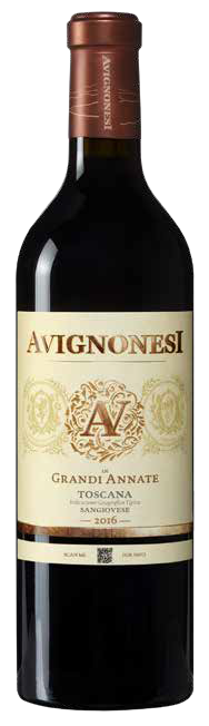 Avignonesi Grandi Annate Toscana Sangiovese 2016  Front Bottle Shot