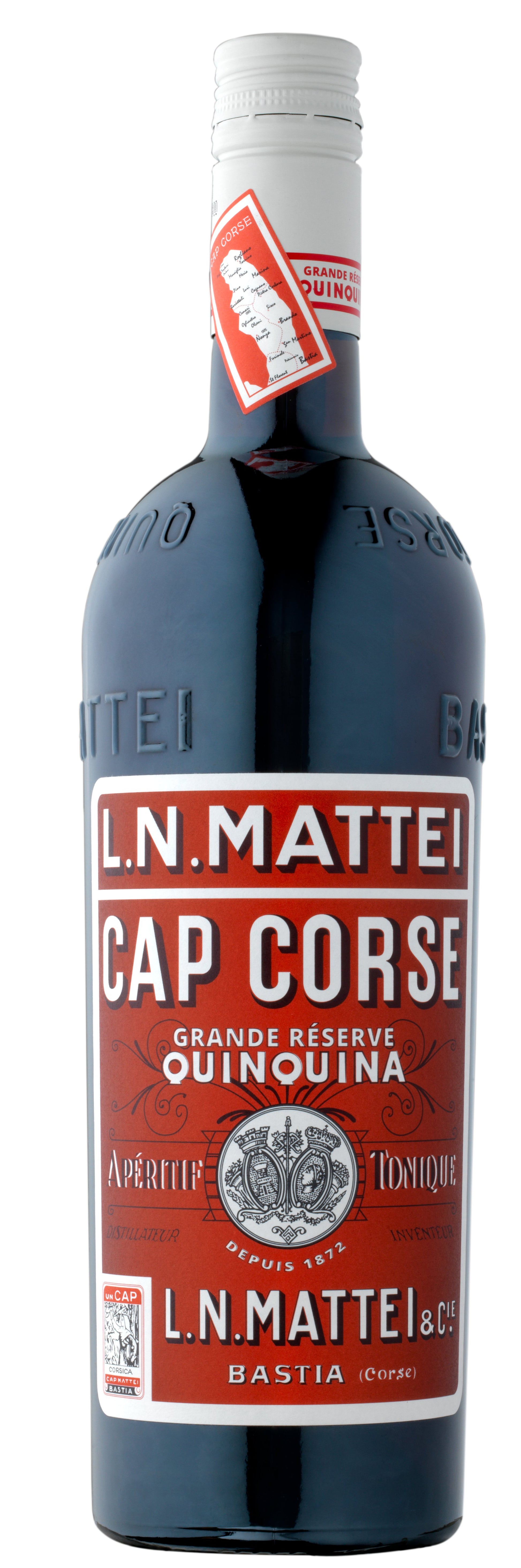 Mattei Cap Corse Rouge Quinquina  Front Bottle Shot