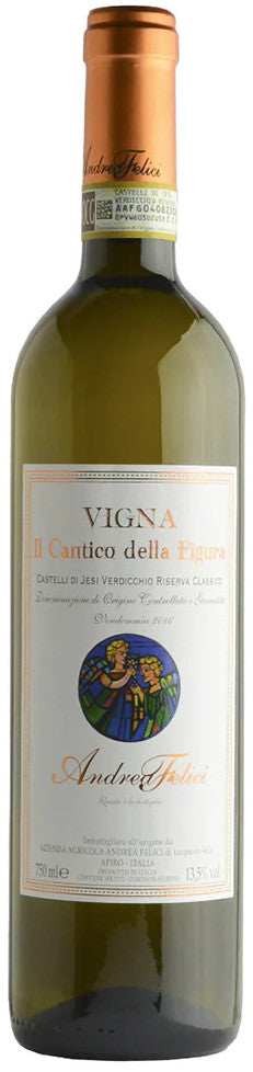 Andrea Felici Il Cantico della Figura Verdicchio Riserva 2019  Front Bottle Shot