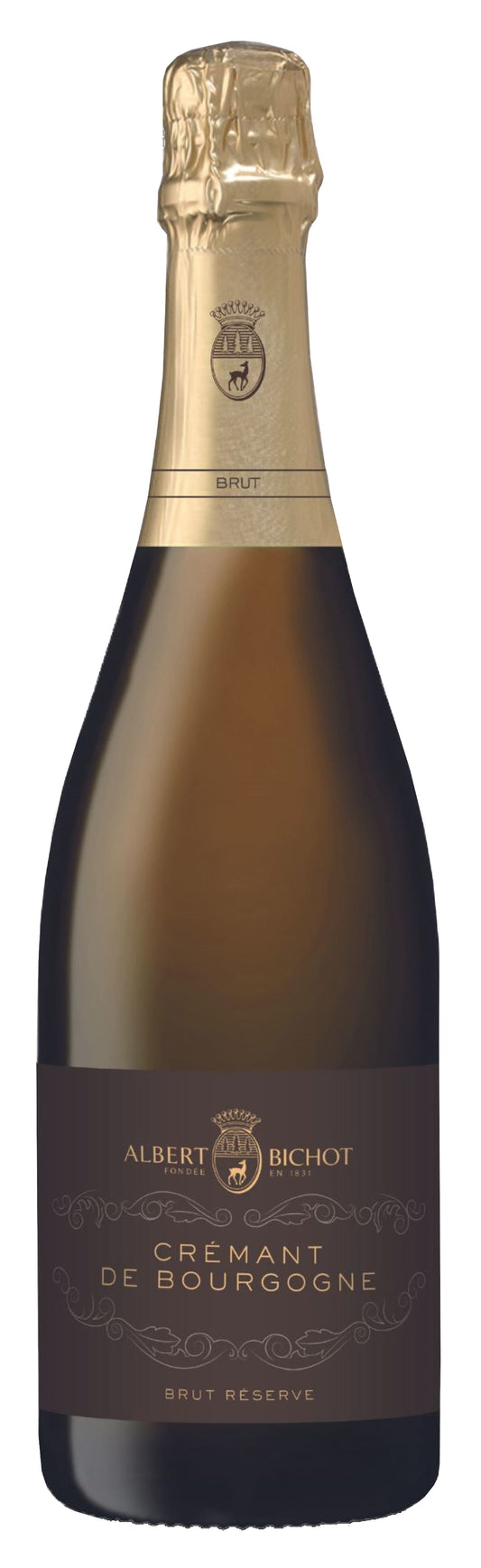 Albert Bichot Cremant de Bourgogne Brut Reserve  Front Bottle Shot