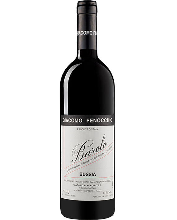 Giacomo Fenocchio Barolo Bussia 2021  Front Bottle Shot