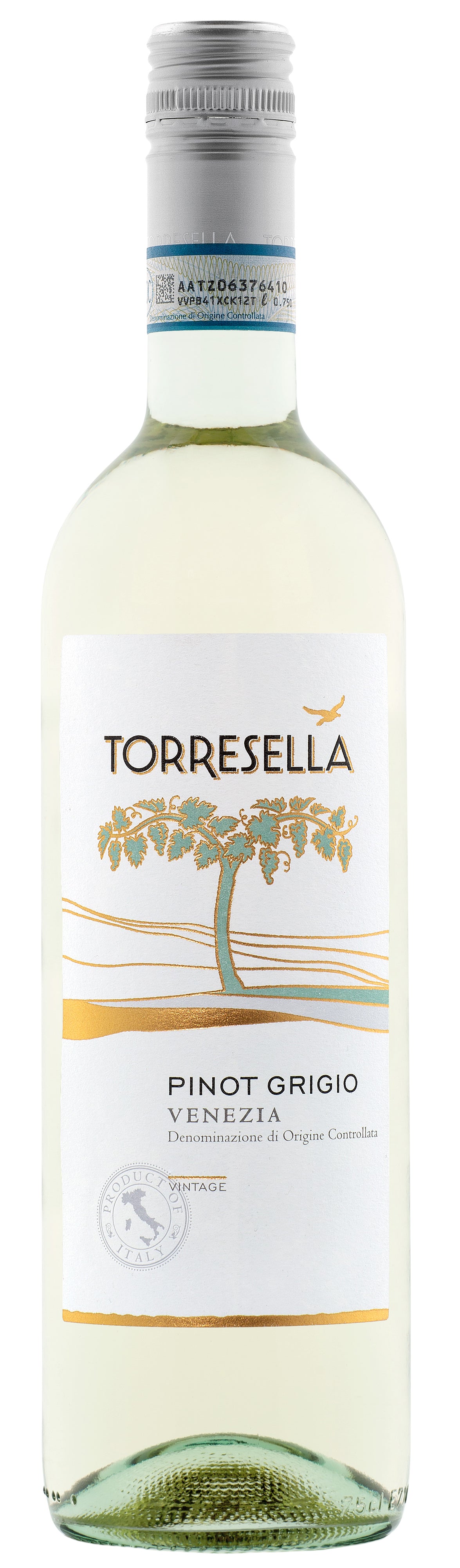 Torresella Pinot Grigio 2023  Front Bottle Shot