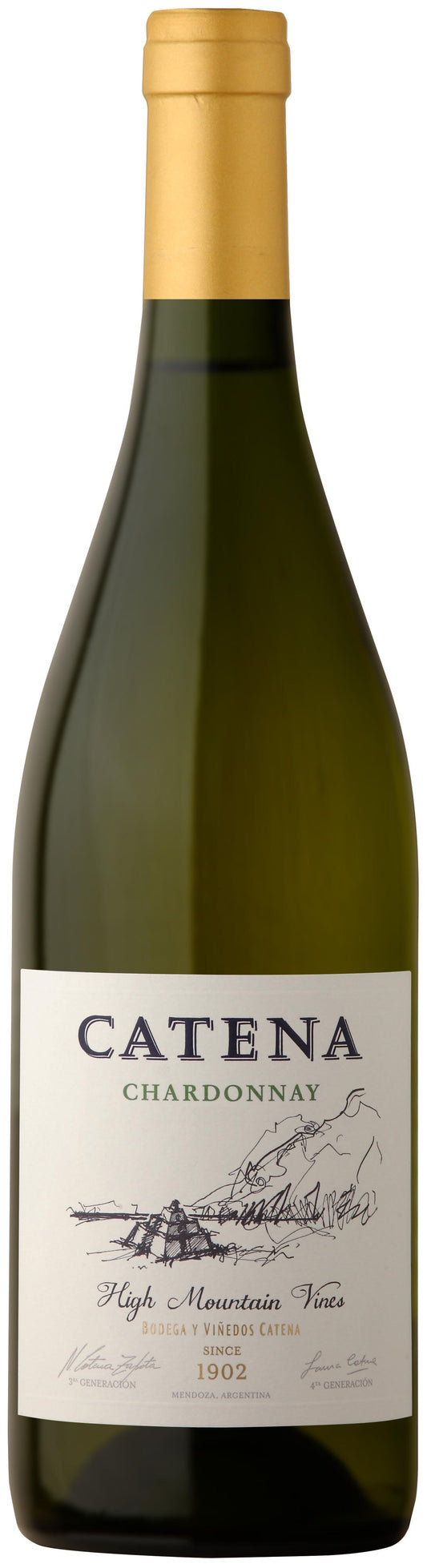 Catena Chardonnay 2023  Front Bottle Shot