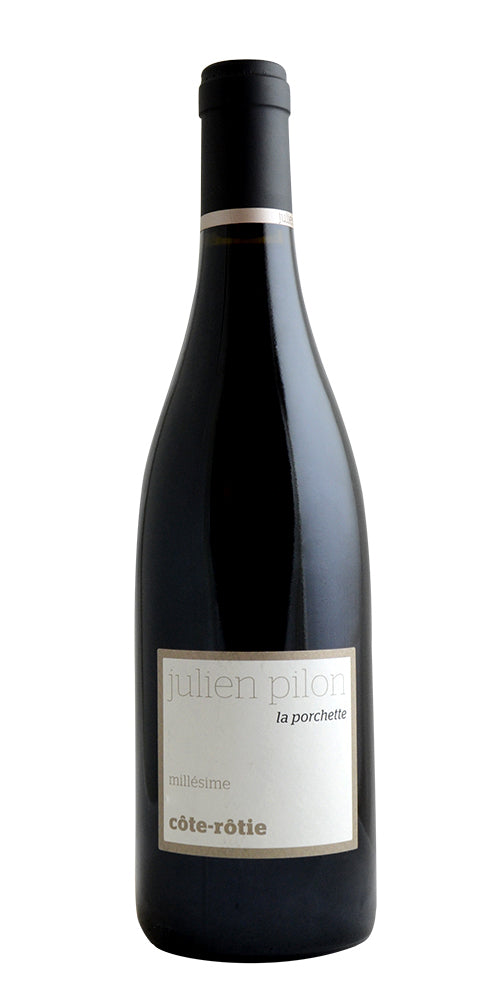 Julien Pilon Cote-Rotie La Porchette 2018  Front Bottle Shot