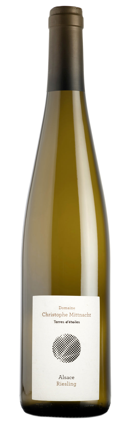 Christophe Mittnacht Terres d'Etoiles Riesling 2022  Front Bottle Shot