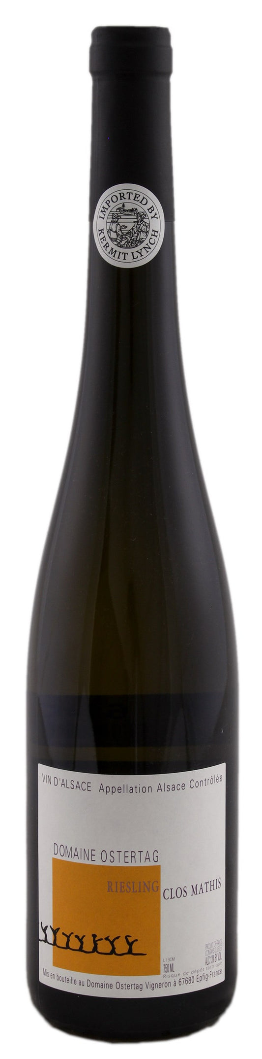 Ostertag Clos Mathis Riesling 2019  Front Bottle Shot