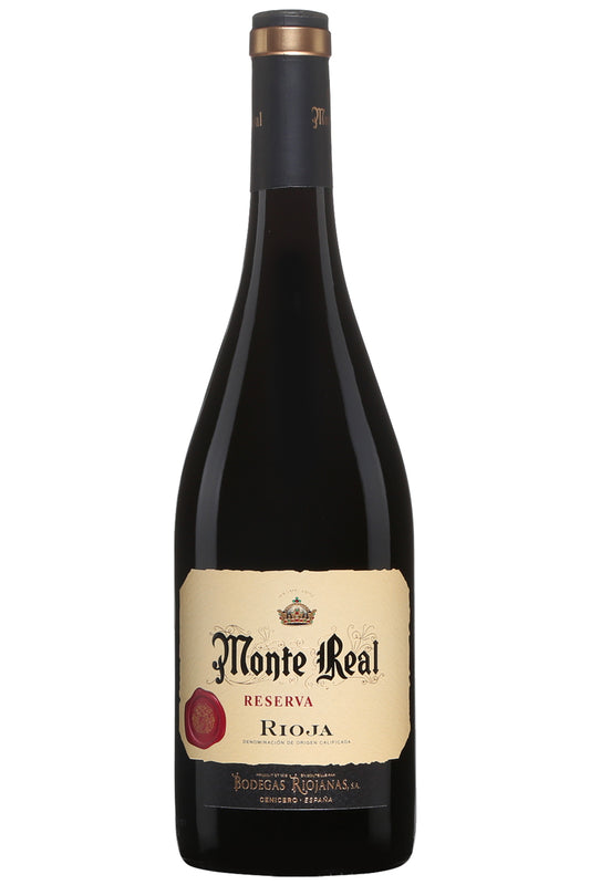 Bodegas Riojanas Monte Real Reserva 2019  Front Bottle Shot