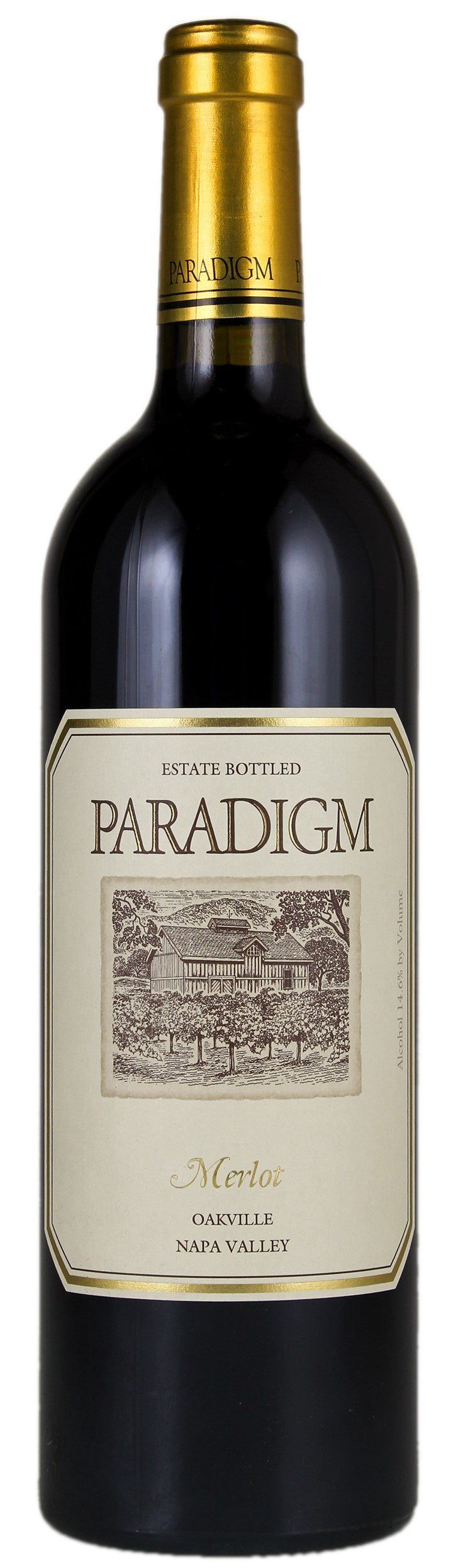 Paradigm Merlot 2021  Front Bottle Shot