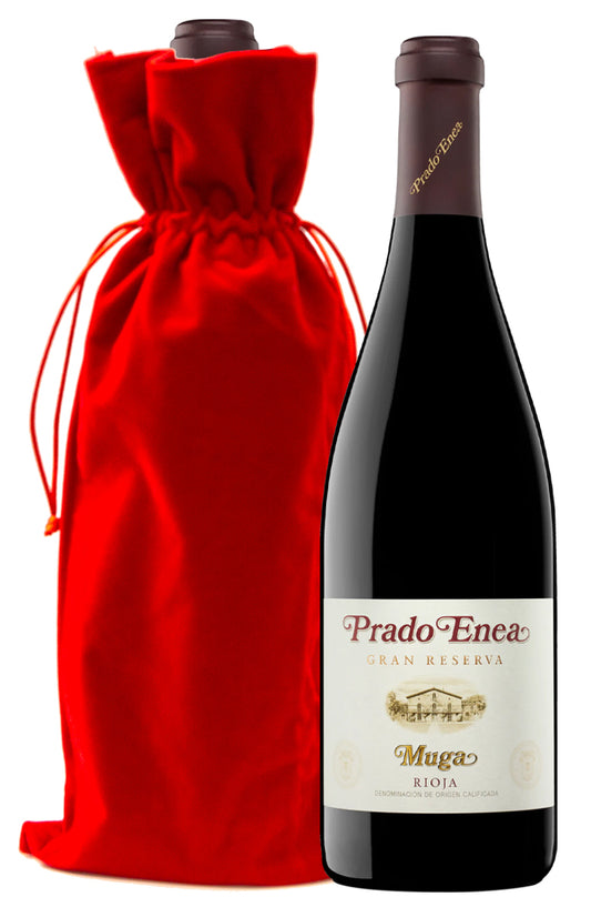 Bodegas Muga Prado Enea Gran Reserva with Red Gift Bag