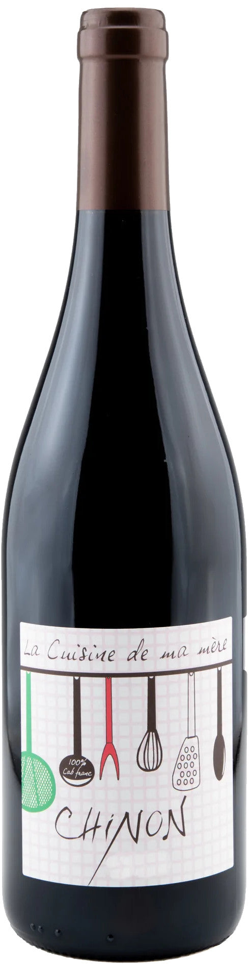 Domaine Grosbois Chinon La Cuisine de Ma Mere 2021  Front Bottle Shot