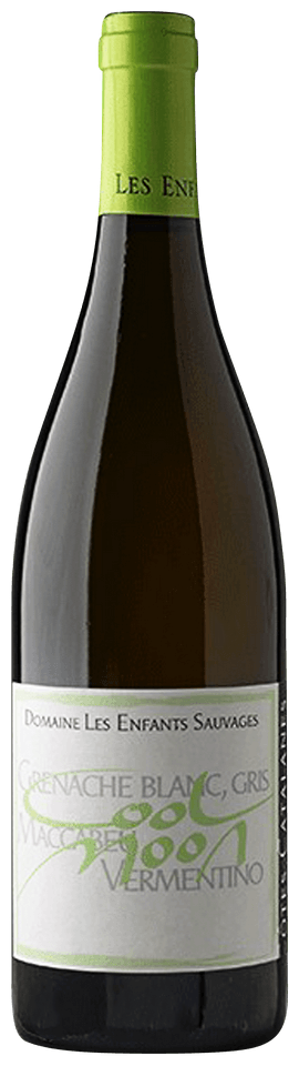 Les Enfants Sauvages Cool Moon Cotes Catalanes Blanc 2021  Front Bottle Shot
