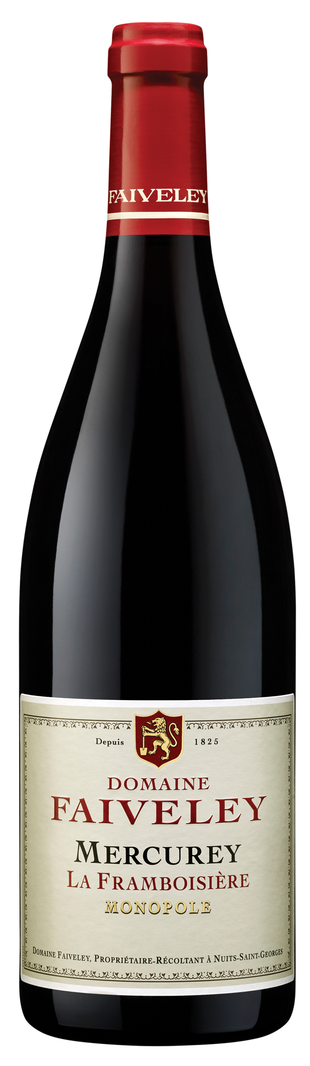 Faiveley Mercurey La Framboisiere Monopole 2022  Front Bottle Shot