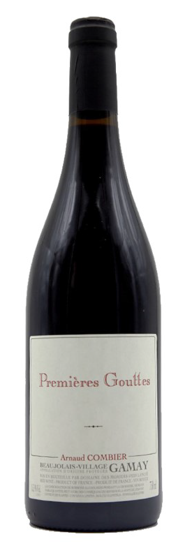 Arnaud Combier Beaujolais-Villages Premieres Gouttes 2020  Front Bottle Shot