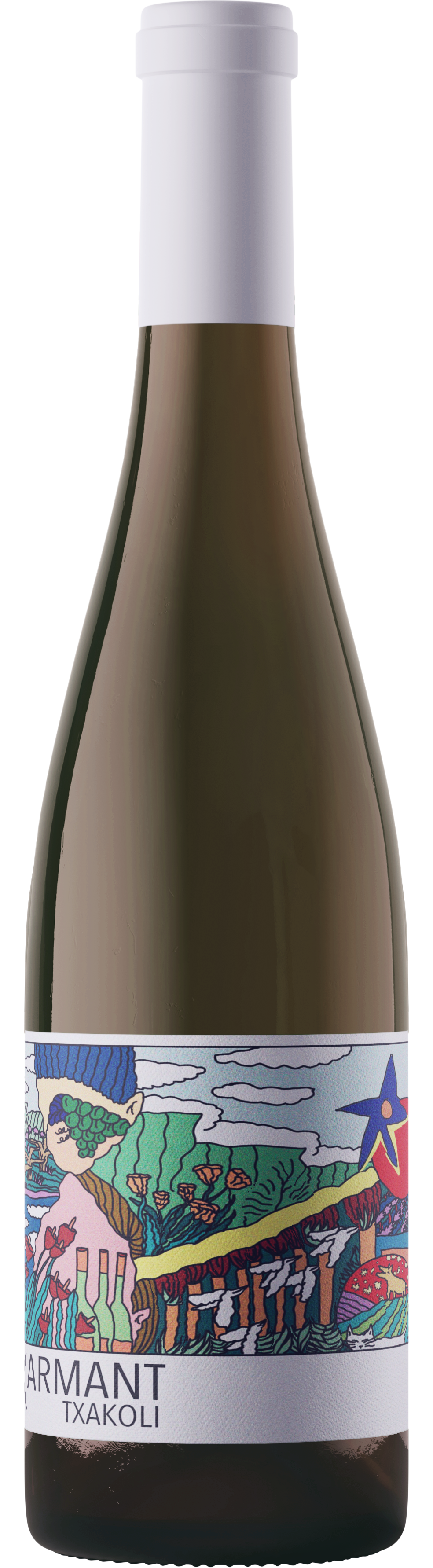 Xarmant Arabako Txakolina 2023  Front Bottle Shot