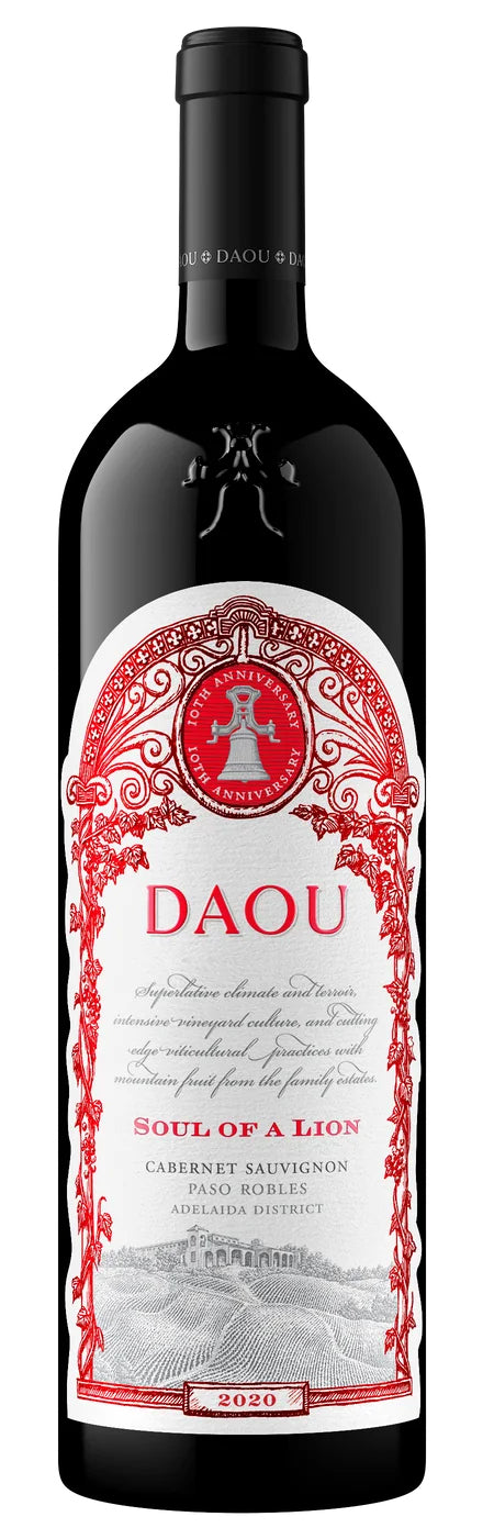 DAOU Soul of a Lion Cabernet Sauvignon 2020  Front Bottle Shot