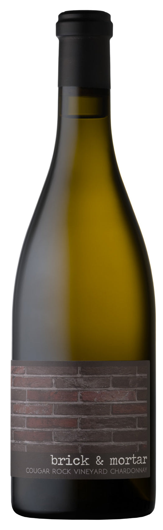 Brick & Mortar Cougar Rock Chardonnay 2019  Front Bottle Shot