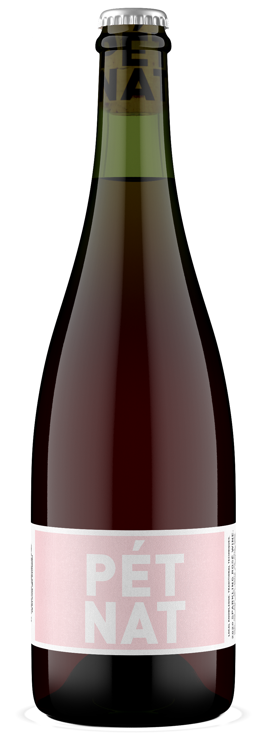 Field Recordings Pet Nat Rose 2022  Front Bottle Shot