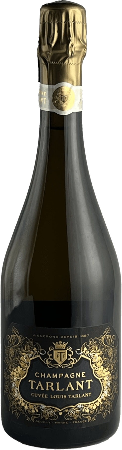 Champagne Tarlant Cuvee Louis Brut Nature  Front Bottle Shot