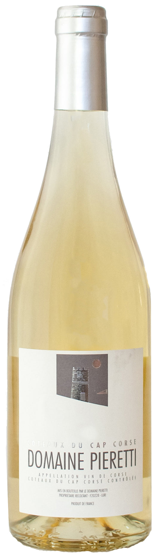 Domaine Pieretti Coteaux du Cap Corse Blanc 2018  Front Bottle Shot