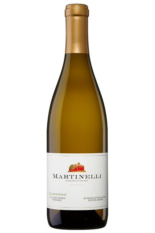 Martinelli Zio Tony Ranch Chardonnay 2022  Front Bottle Shot