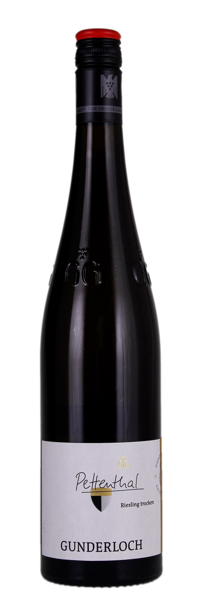 Gunderloch Pettenthal Riesling Trocken Grosses Gewachs 2022  Front Bottle Shot