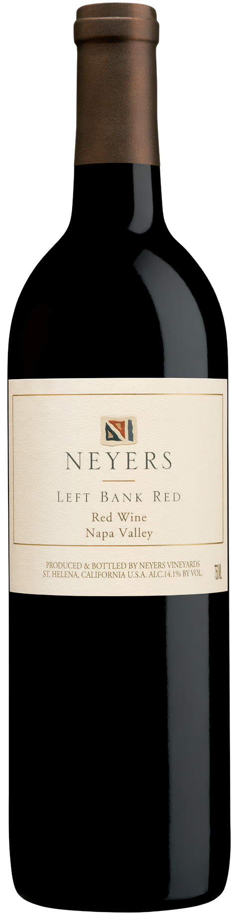 Neyers Left Bank Red 2020  Front Bottle Shot
