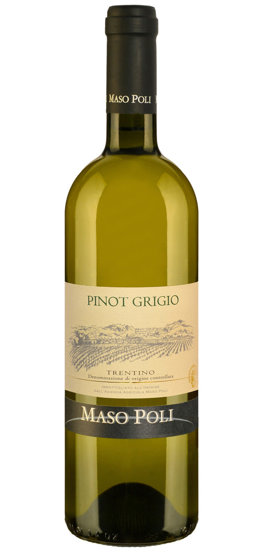 Maso Poli Pinot Grigio 2021  Front Bottle Shot
