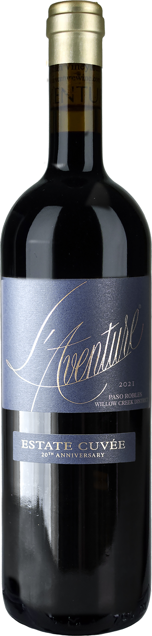 L'Aventure Estate Cuvee 2021  Front Bottle Shot