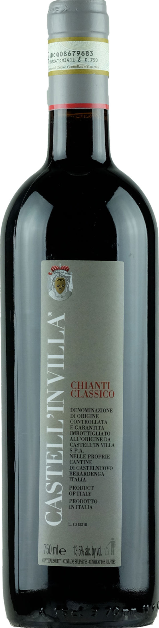 Castell'in Villa Chianti Classico 2019  Front Bottle Shot