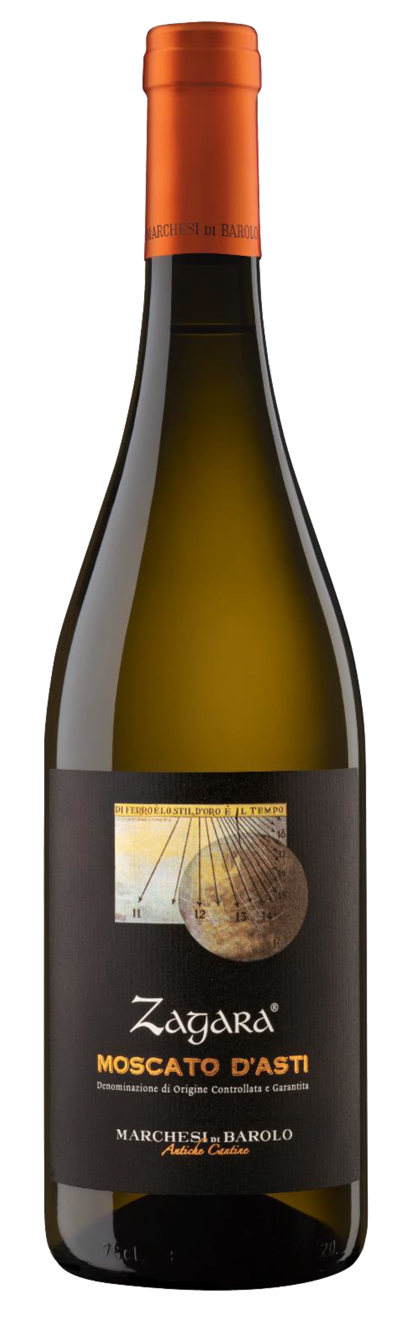 Marchesi di Barolo Zagara Moscato d'Asti 2022  Front Bottle Shot