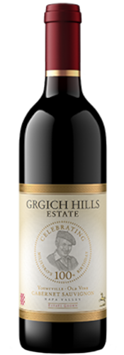 Grgich Hills Estate Yountville Old Vine Cabernet Sauvignon 2019  Front Bottle Shot