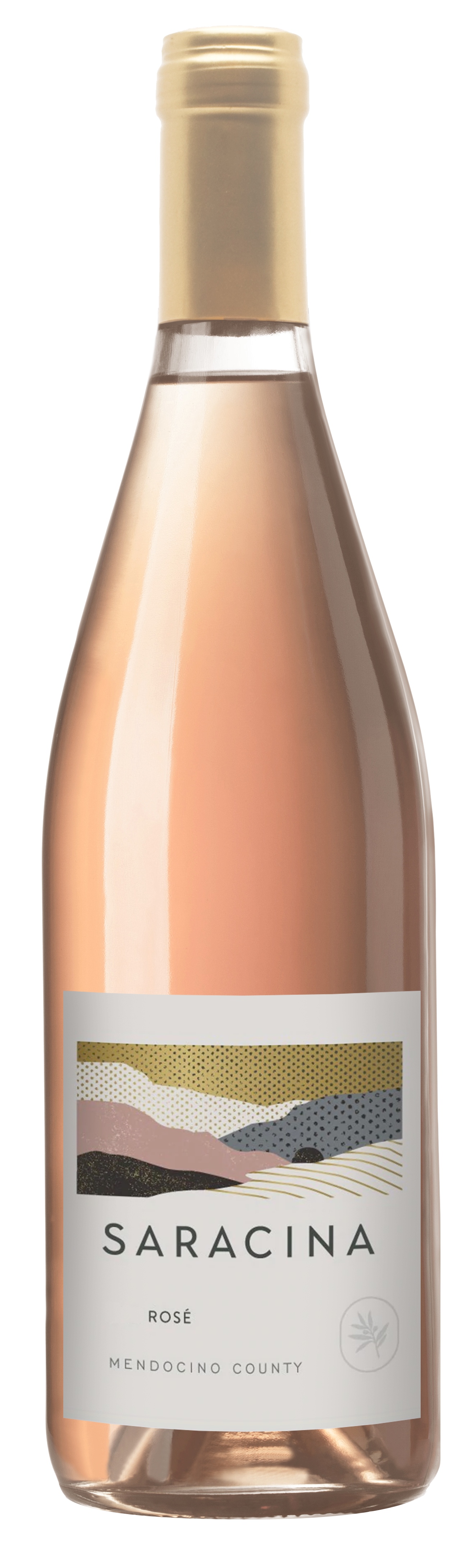 Saracina Vineyards Rose 2023  Front Bottle Shot