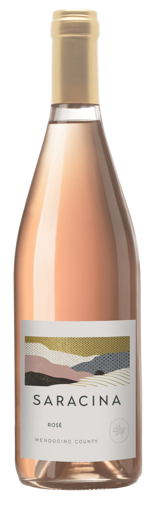Saracina Vineyards Rose 2023  Front Bottle Shot