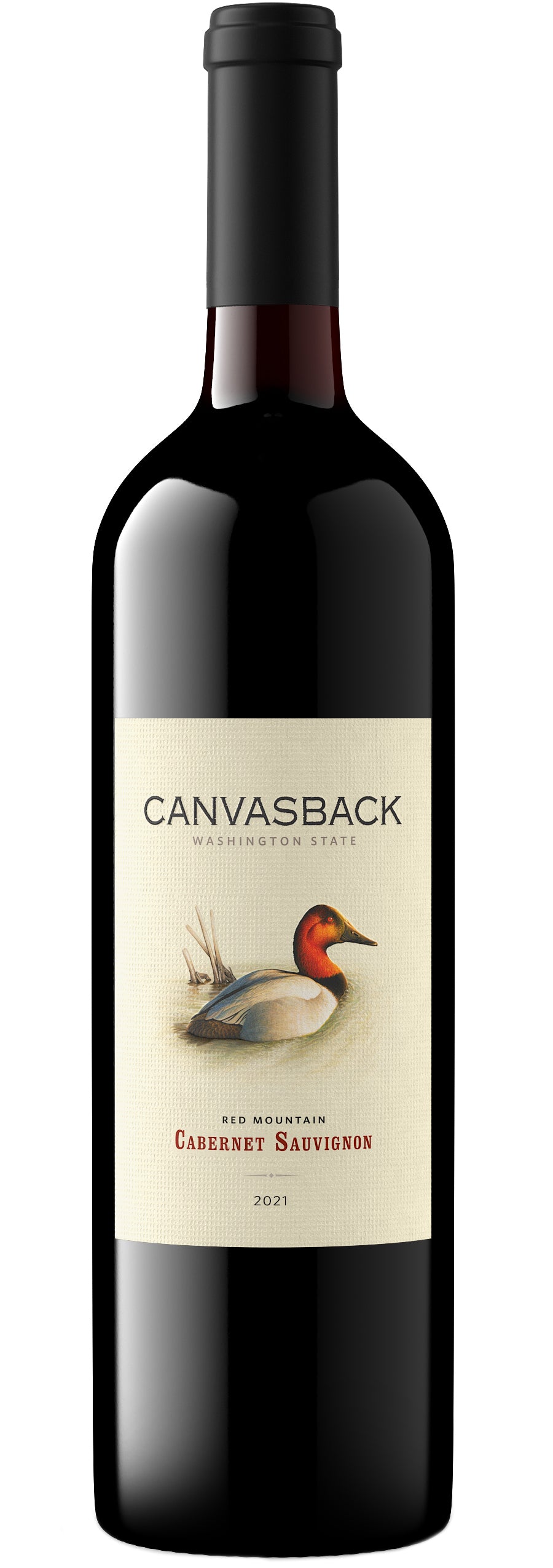 Canvasback Red Mountain Cabernet Sauvignon 2021  Front Bottle Shot