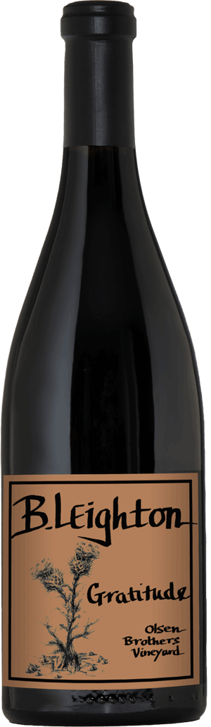 B. Leighton Gratitude 2020  Front Bottle Shot