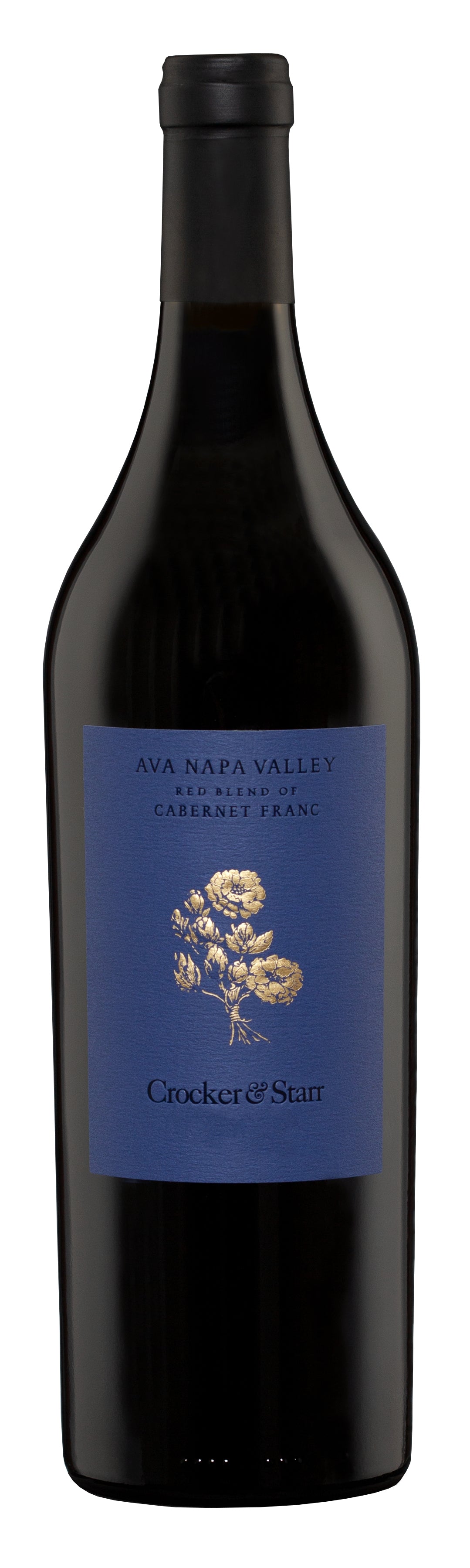 Crocker & Starr AVA Cabernet Franc Red Blend 2021  Front Bottle Shot