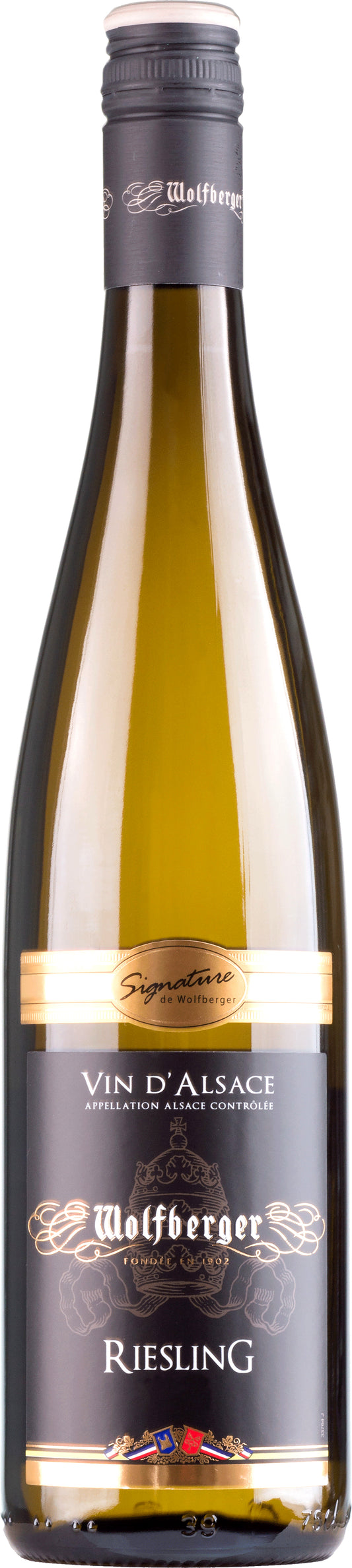 Wolfberger Riesling 2022  Front Bottle Shot