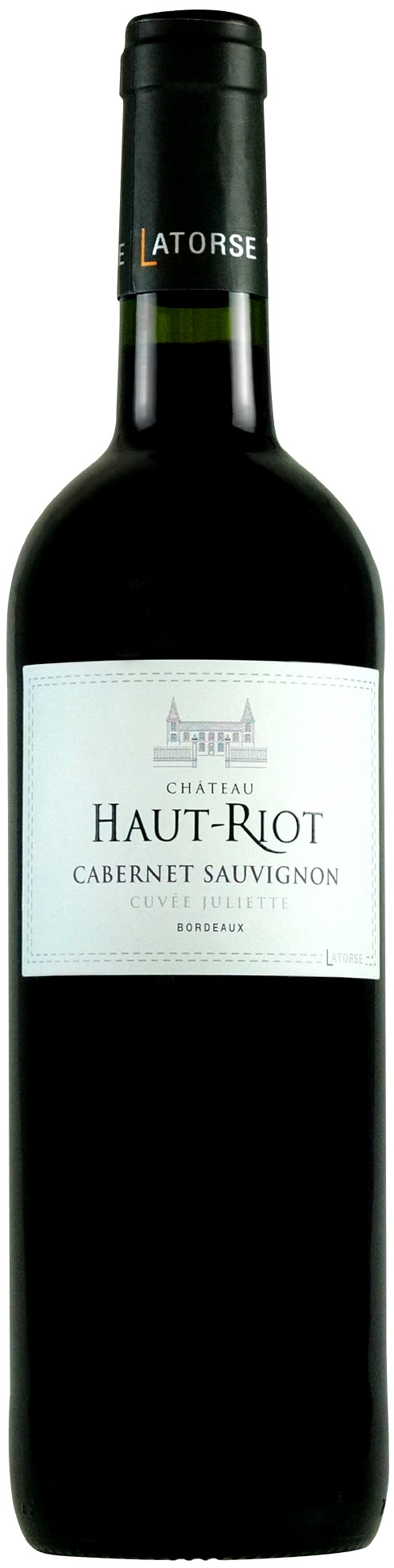 Chateau Haut-Riot Cuvee Juliette Cabernet Sauvignon 2022  Front Bottle Shot