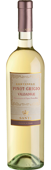 Santi Sortesele Pinot Grigio 2022  Front Bottle Shot