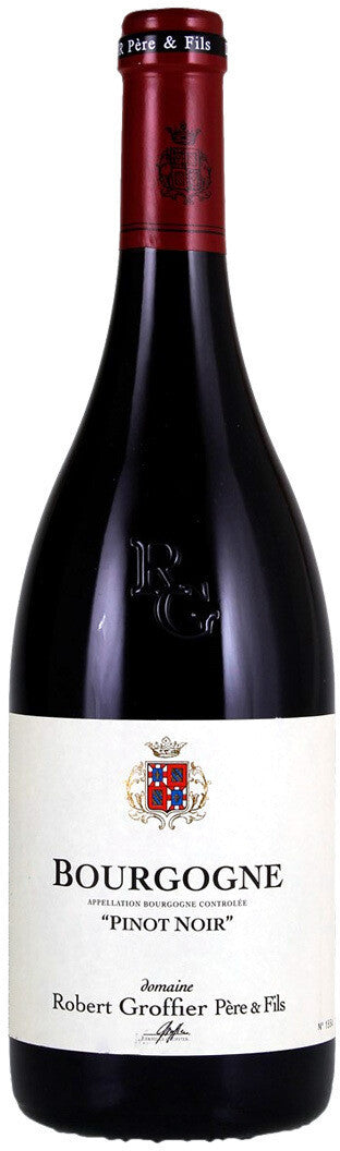 Domaine Robert Groffier Bourgogne Pinot Noir 2022  Front Bottle Shot