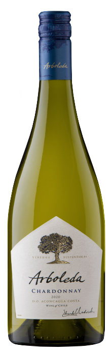 Arboleda Chardonnay 2020  Front Bottle Shot
