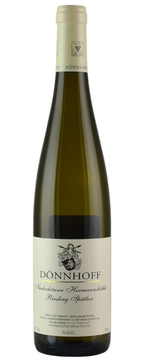 Donnhoff Niederhauser Hermannshohle Riesling Spatlese 2022  Front Bottle Shot