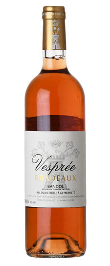 Chateau Pradeaux Vespree Rose 2022  Front Bottle Shot