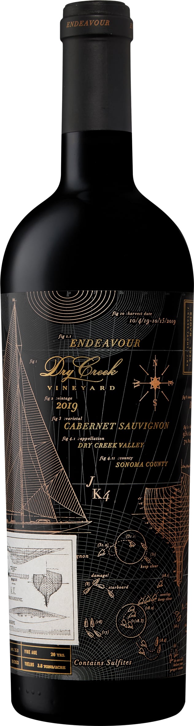 Dry Creek Vineyard Endeavour Cabernet Sauvignon 2019  Front Bottle Shot