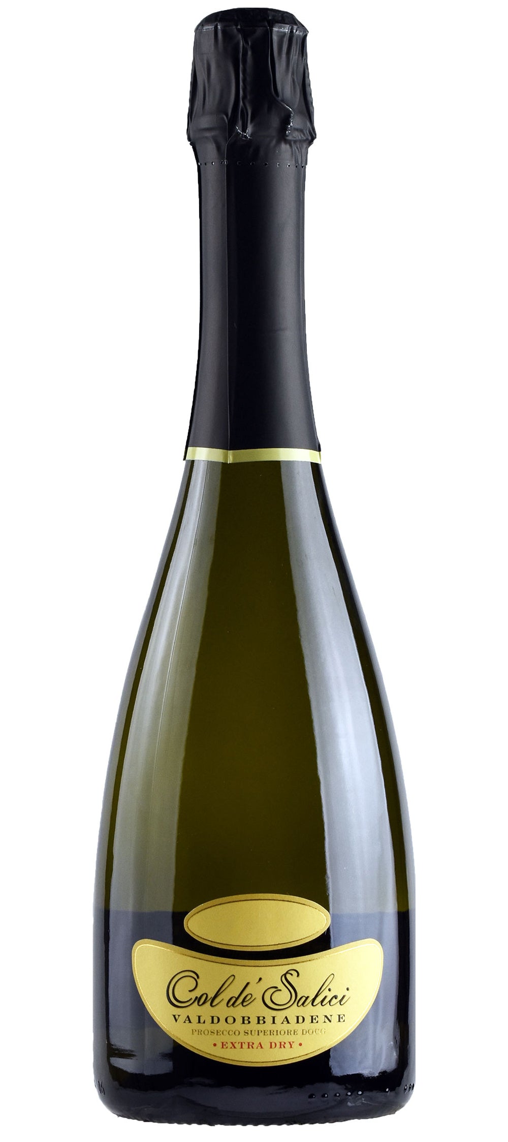 Col de Salici Extra Dry Prosecco Superiore 2020  Front Bottle Shot