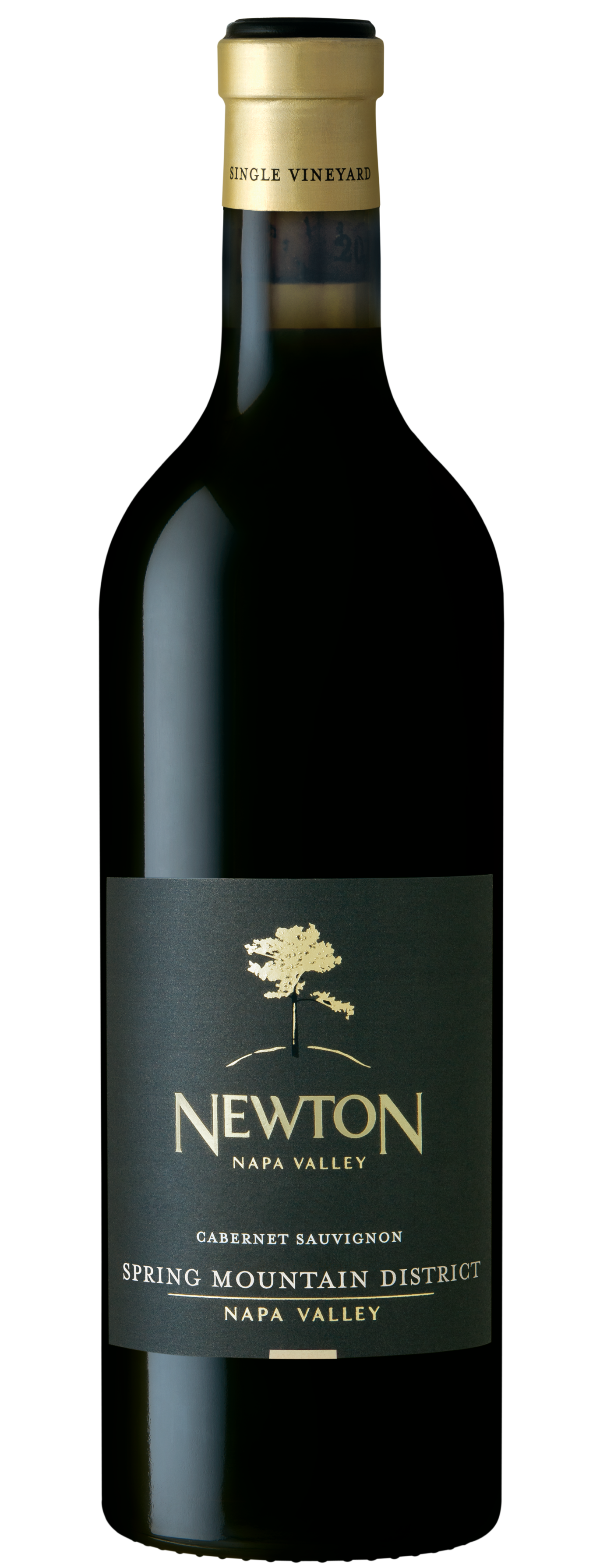 Newton Single Vineyard Spring Mountain Cabernet Sauvignon 2016  Front Bottle Shot