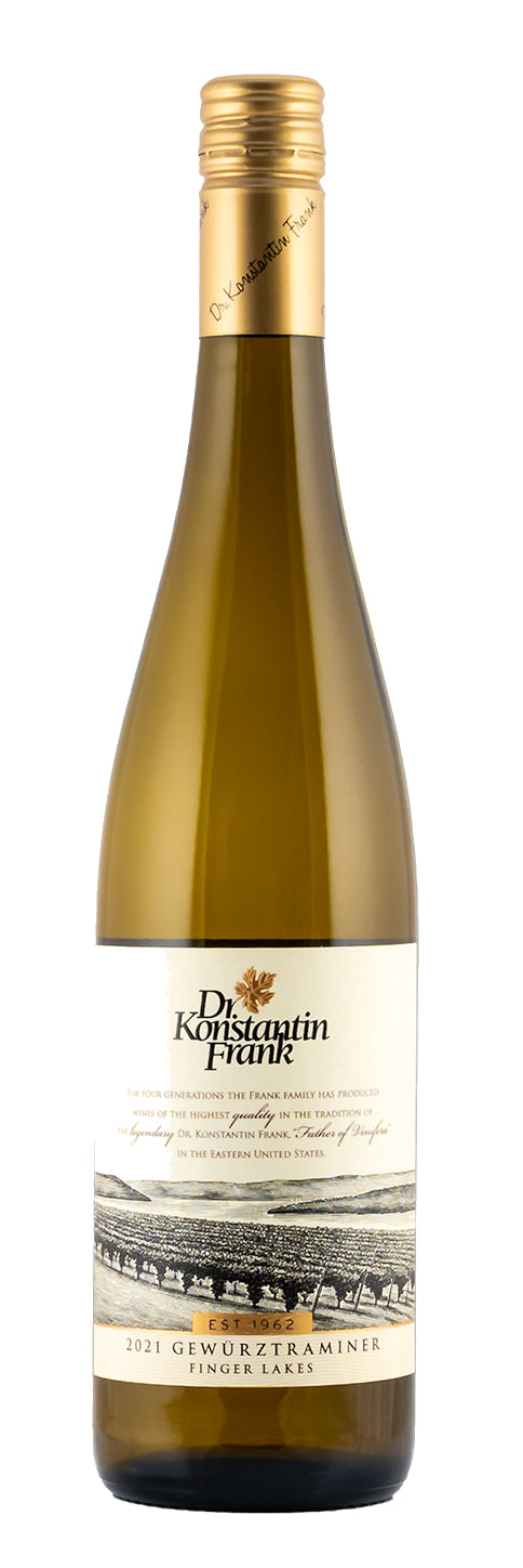 Dr. Konstantin Frank Gewurztraminer 2021  Front Bottle Shot