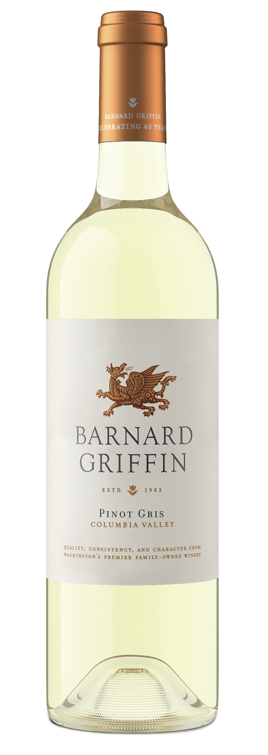 Barnard Griffin Pinot Gris 2022  Front Bottle Shot