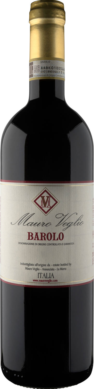 Mauro Veglio Barolo 2020  Front Bottle Shot
