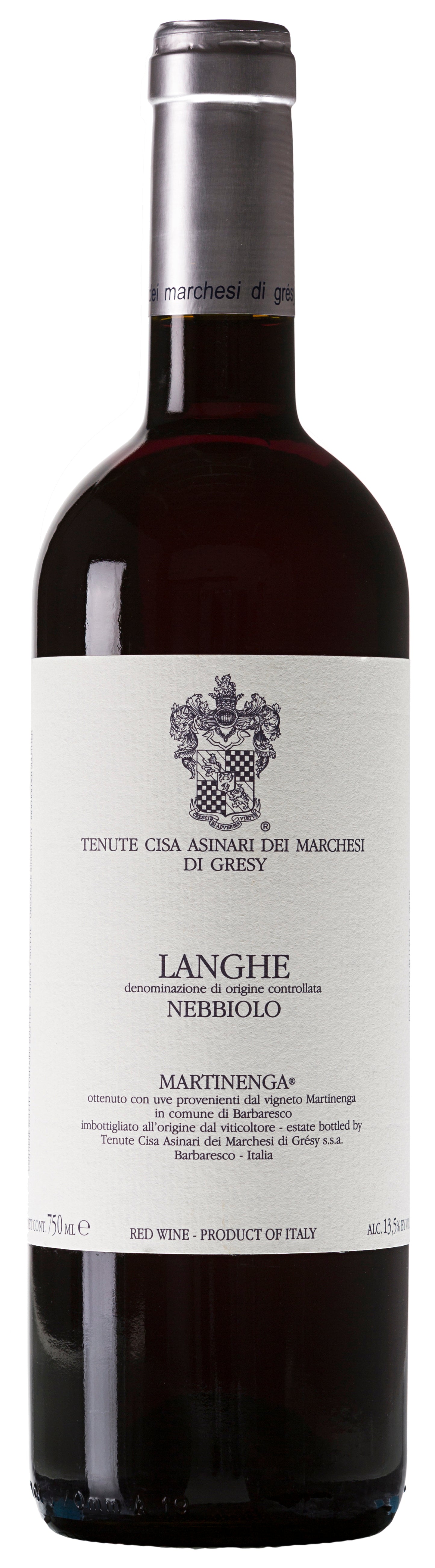 Marchesi di Gresy Martinenga Nebbiolo 2022  Front Bottle Shot